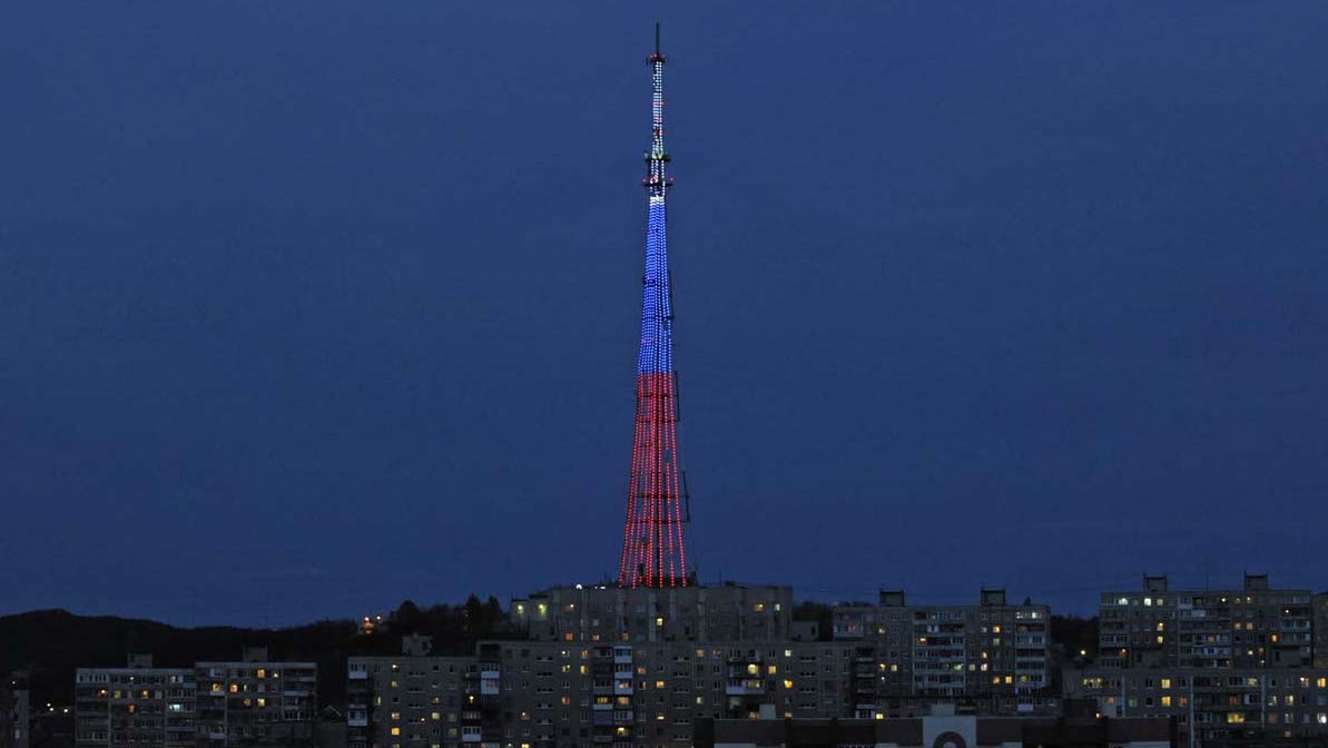 Мурманская телевышка вновь зажжет огни - Новости Мурманска и области - ГТРК  «Мурман»