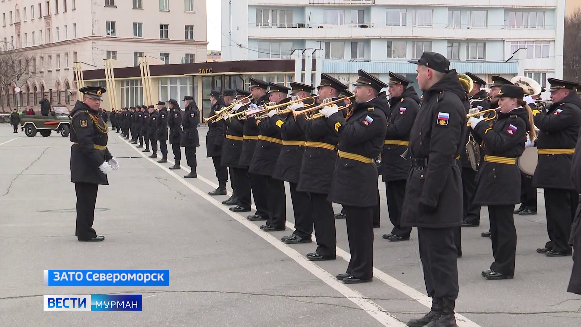 Подготовка к Параду Победы в Североморске идет полным ходом - Новости  Мурманска и области - ГТРК «Мурман»