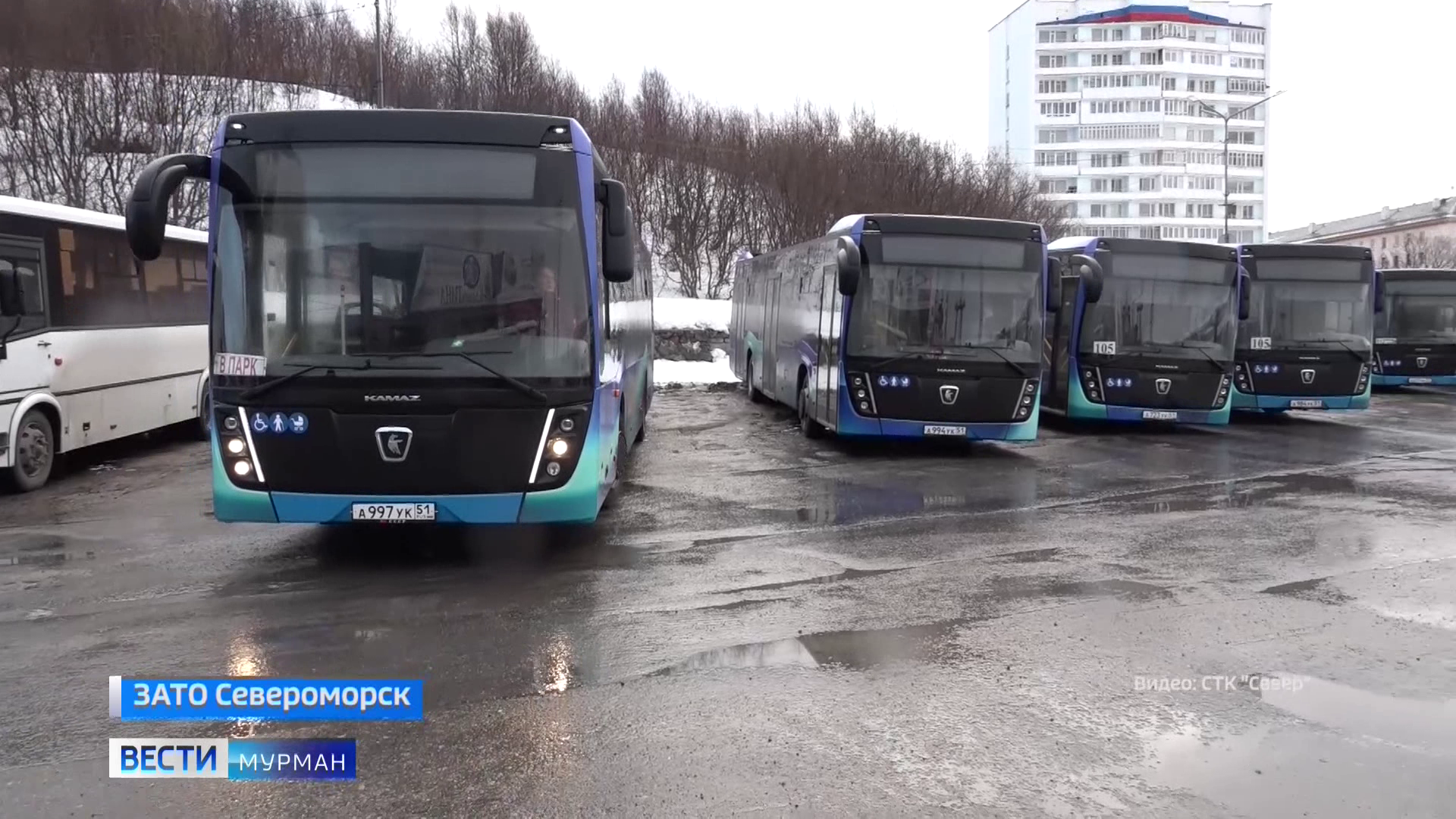 В Североморске обновили автобусный парк - Новости Мурманска и области -  ГТРК «Мурман»